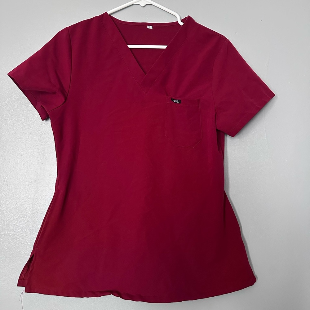 Jogger Scrub Set ( Burgundy) - Picture 13 of 17
